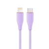 Cablexpert Premium Silicon USB Type-C to 8-Pin Cable 1.5m Violet