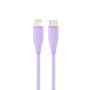 Cablexpert Premium Silicon USB Type-C to 8-Pin Cable 1.5m Violet
