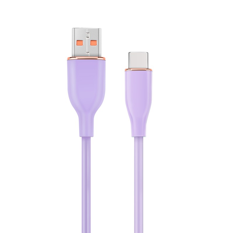 Cablexpert Premium Silicon USB Type-C Cable 1.5m Violet