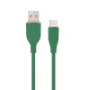 Cablexpert Premium Silicon USB Type-C Cable 1.5m Green
