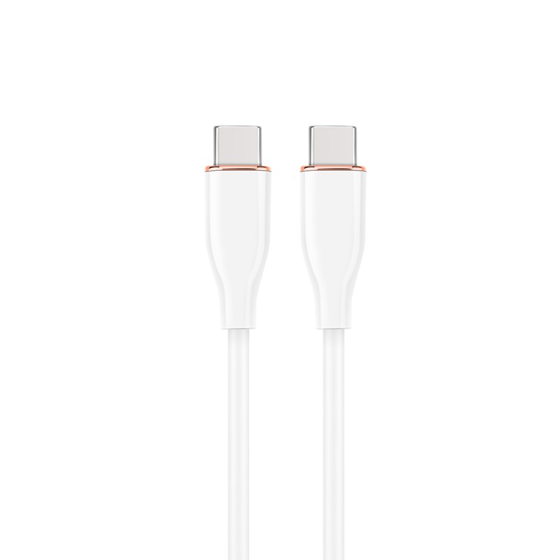 Cablexpert Premium Silicon USB Type-C PD Cable 1.5m White