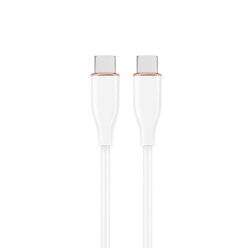 Cablexpert Premium Silicon USB Type-C PD Cable 1.5m White