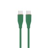 Cablexpert Premium Silicon USB Type-C PD Cable 1.5m Green