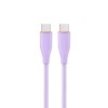 Cablexpert Premium Silicon USB Type-C PD Cable 1.5m Violet