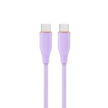 Cablexpert Premium Silicon USB Type-C PD Cable 1.5m Violet