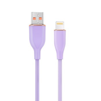Cablexpert Premium Silicon USB Type-A to 8-Pin Cable 1.5m Violet