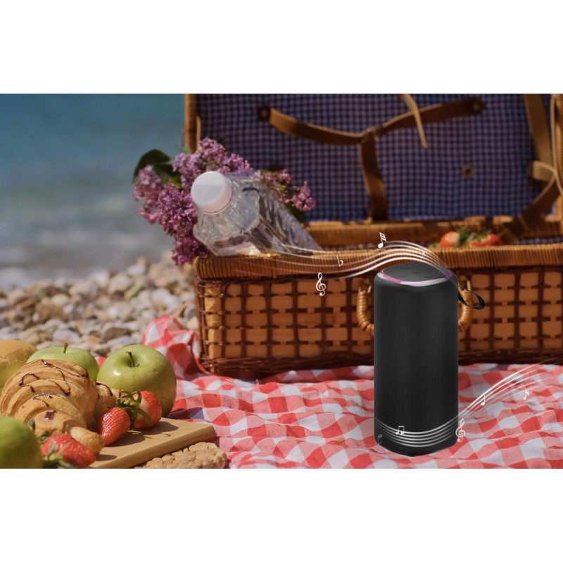 Gembird Bluetooth LED Speaker 10W Black