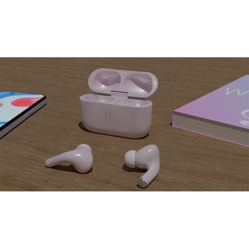 Gembird Wireless Bluetooth In-Ear Earphones - Pink