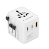 Gembird Universal Travel Power Adapter 20W White
