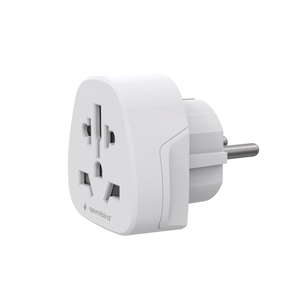 Gembird AC World Power Adapter EU Schuko PLUG