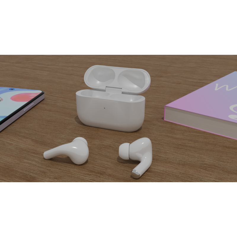 Gembird Wireless Bluetooth In-Ear Earphones - White