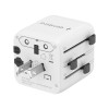 Gembird Universal Travel Power Adapter White