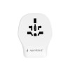 Gembird Universal Travel Power Adapter 20W White