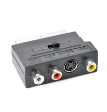Bidirectional SCART/RCA/S-VIDEO adapter