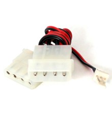 Internal power adapter cable for 12 V cooling fan