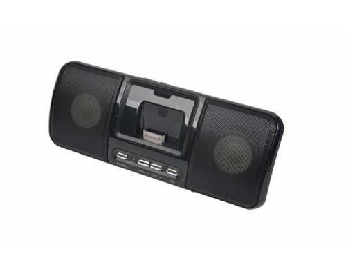 Portable speakers with universal dock for iPhone and iPod