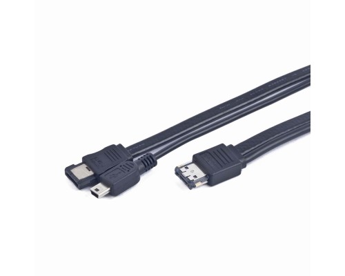 eSATAp to eSATA/Mini USB Y-cable