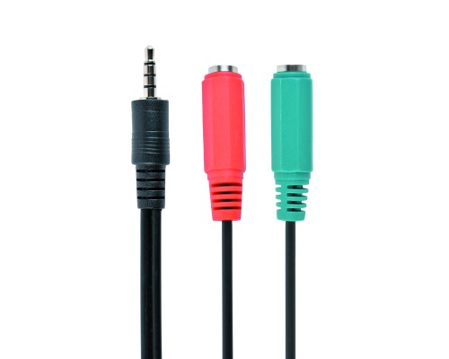 3.5 mm audio + microphone adapter cable0.2 m