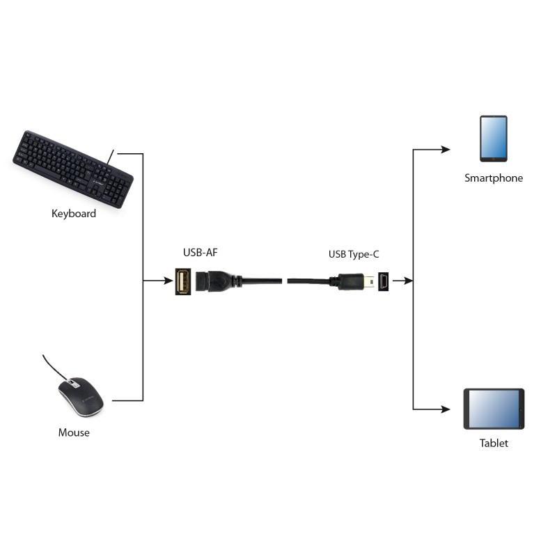 Cablexpert USB Mini OTG Cable