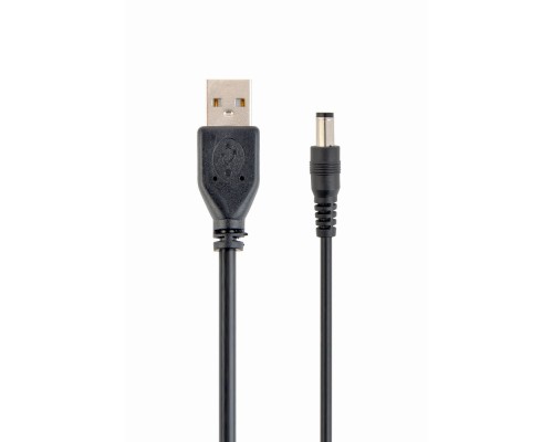 USB AM to 3.5 mm power plug cable1.8 mblack color