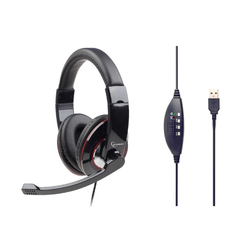 Gembird USB Stereo Headset Black