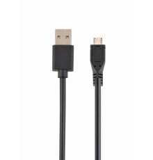 Double-sided USB 2.0 AM to Micro-USB cable1 mblack