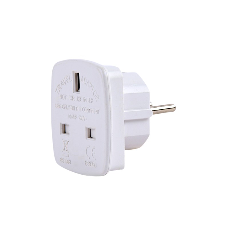 Gembird UK to EU AC Power Adapter