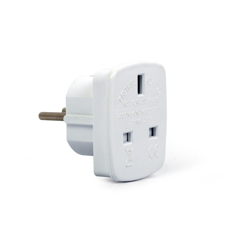 Gembird UK to EU AC Power Adapter