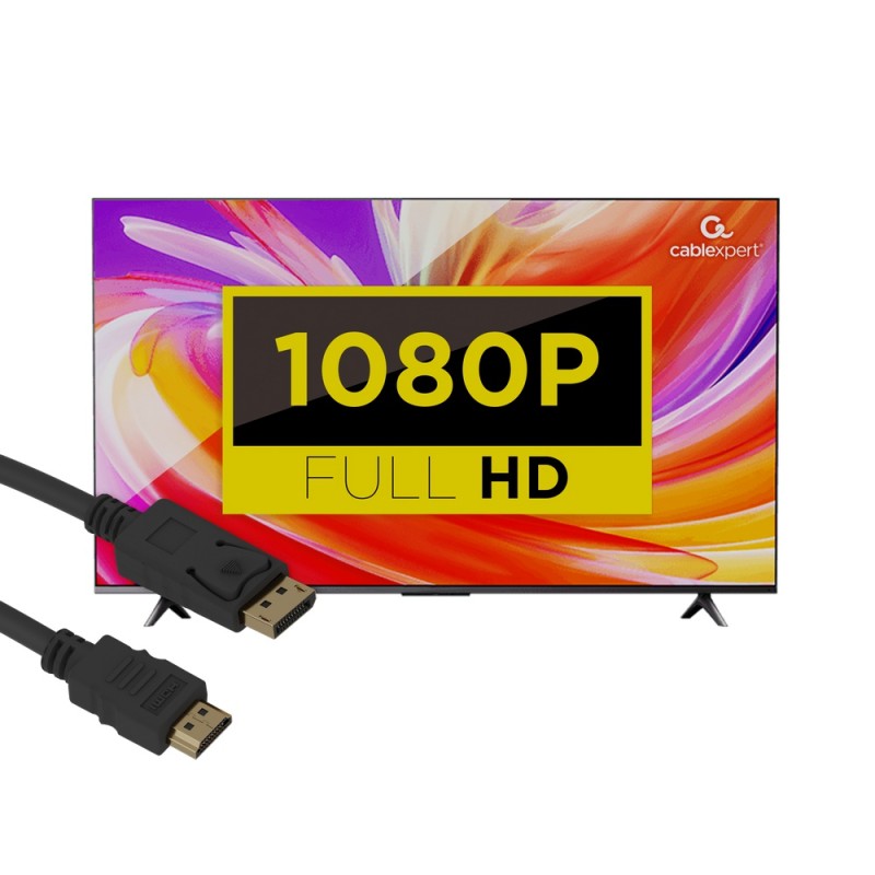 Cablexpert DisplayPort to HDMI Cable 1m