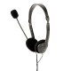 Stereo headset with volume controlblack color