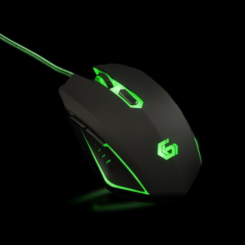 Gembird Gaming Mouse USB Green