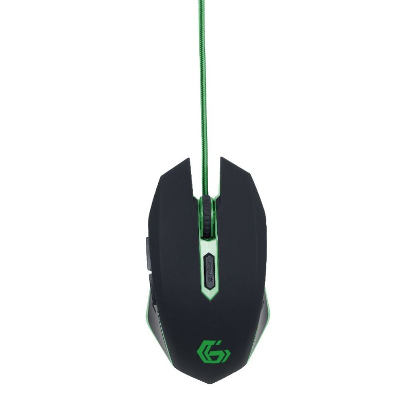Gembird Gaming Mouse USB Green