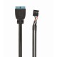 USB 2 to USB 3 internal header cable