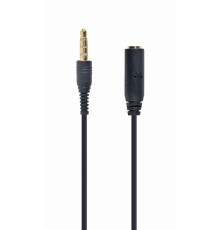 3.5 mm 4-pin audio cross-over adapter cableblack