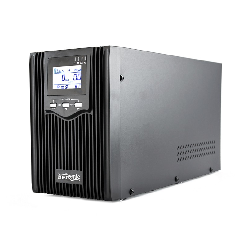 Energenie 2000VA Pure Sine Wave UPS with LCD Display & USB Black