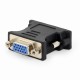 24-pin DVI-I (m) to 15-pin SVGA (f) video adapter 
