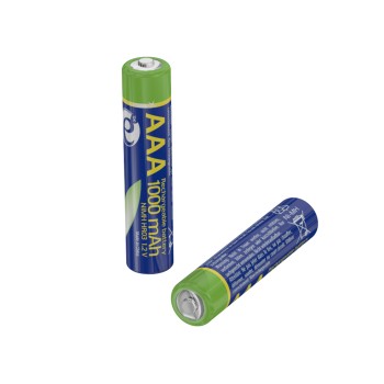 Energenie Ni-MH Rechargeable AAA Batteries (2pcs Blister Pack)