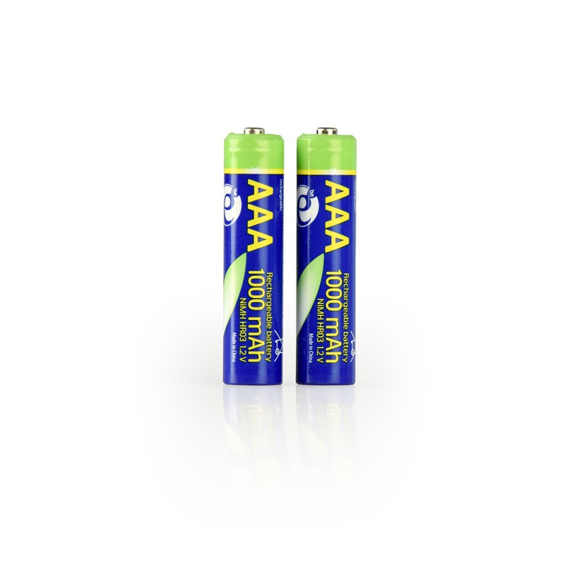 Energenie Ni-MH Rechargeable AAA Batteries (2pcs Blister Pack)