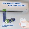 Energenie Ni-MH rechargeable AA batteries, 2600mAh, 2pcs blister pack