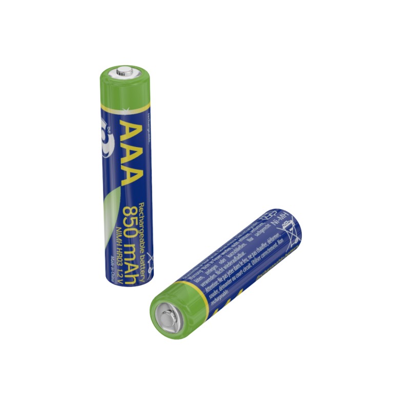 Energenie Ni-MH Rechargeable AAA Batteries 850mAh (2pcs)