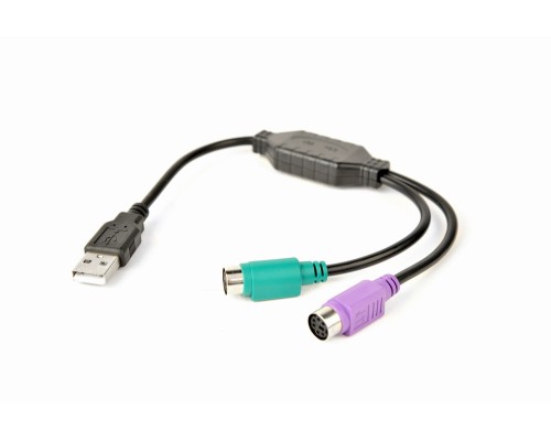 USB to PS/2 converter cable0.3 mblack
