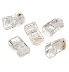 Modular plug 8P8C for solid LAN cableUTP10 pcs per bag