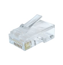 Modular plug 8P8C for solid CAT6 LAN cable50 pcs per bag