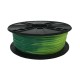 ABS Filament  Blue green to yellow green1.75 mm1 kg
