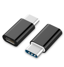 USB 2.0 Type-C  adapter (CM/MicroUSB-F)black