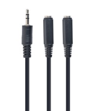 3.5 mm audio splitter cable10 cmblack