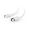 Cablexpert USB 3.0 A-Male to C-Male Cable 1.8m White