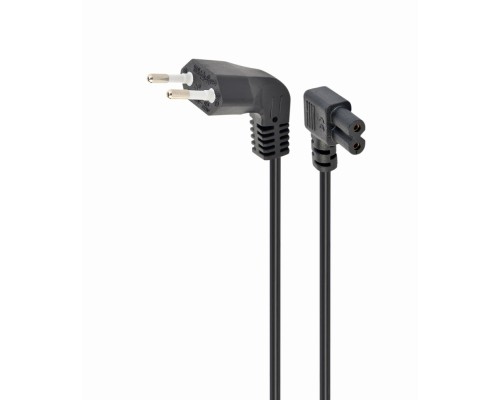 Power cord (C7)angled connectors1 m