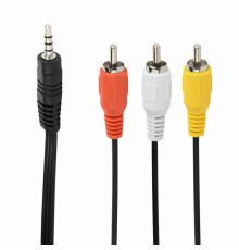 3.5 mm 4-pin to RCA audio-video cable2 m