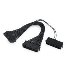 Dual 24-pin internal PC power extension cable0.3 m